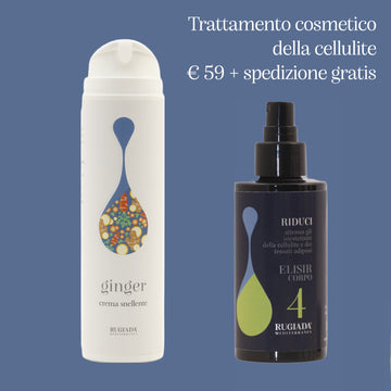 Trattamento cosmetico della cellulite Ginger + Elisir 4