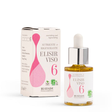 Elisir viso N. 6 nutriente e rigenerante 15 ml: anti-age contro perdita di tono