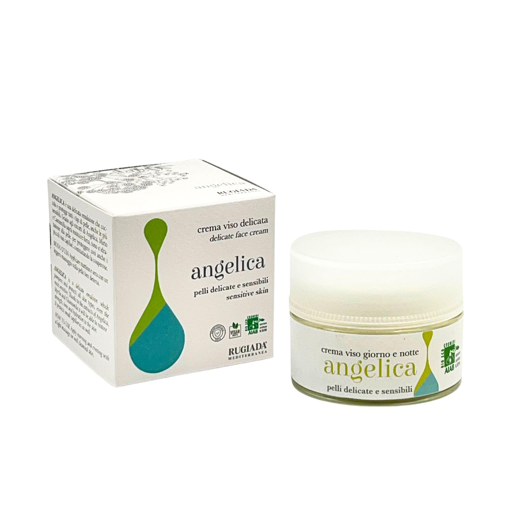 Angelica crema viso: protezione per pelle sensibile