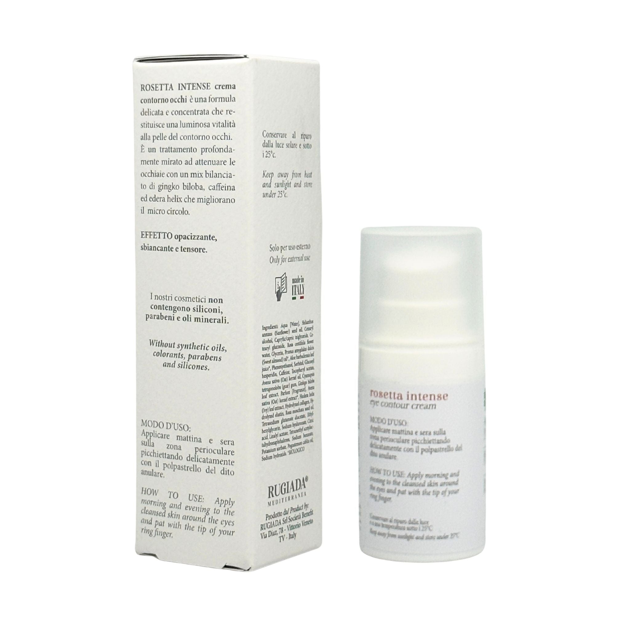 Rosetta Intense contorno occhi illuminante e tonificante