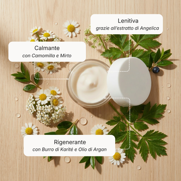 Angelica – Crema viso per pelle sensibile e delicata