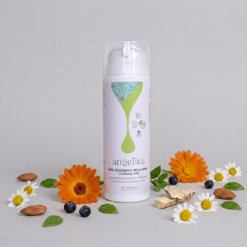 Angelica latte detergente 150 ml – Detergente viso delicato con oli vegetali bio
