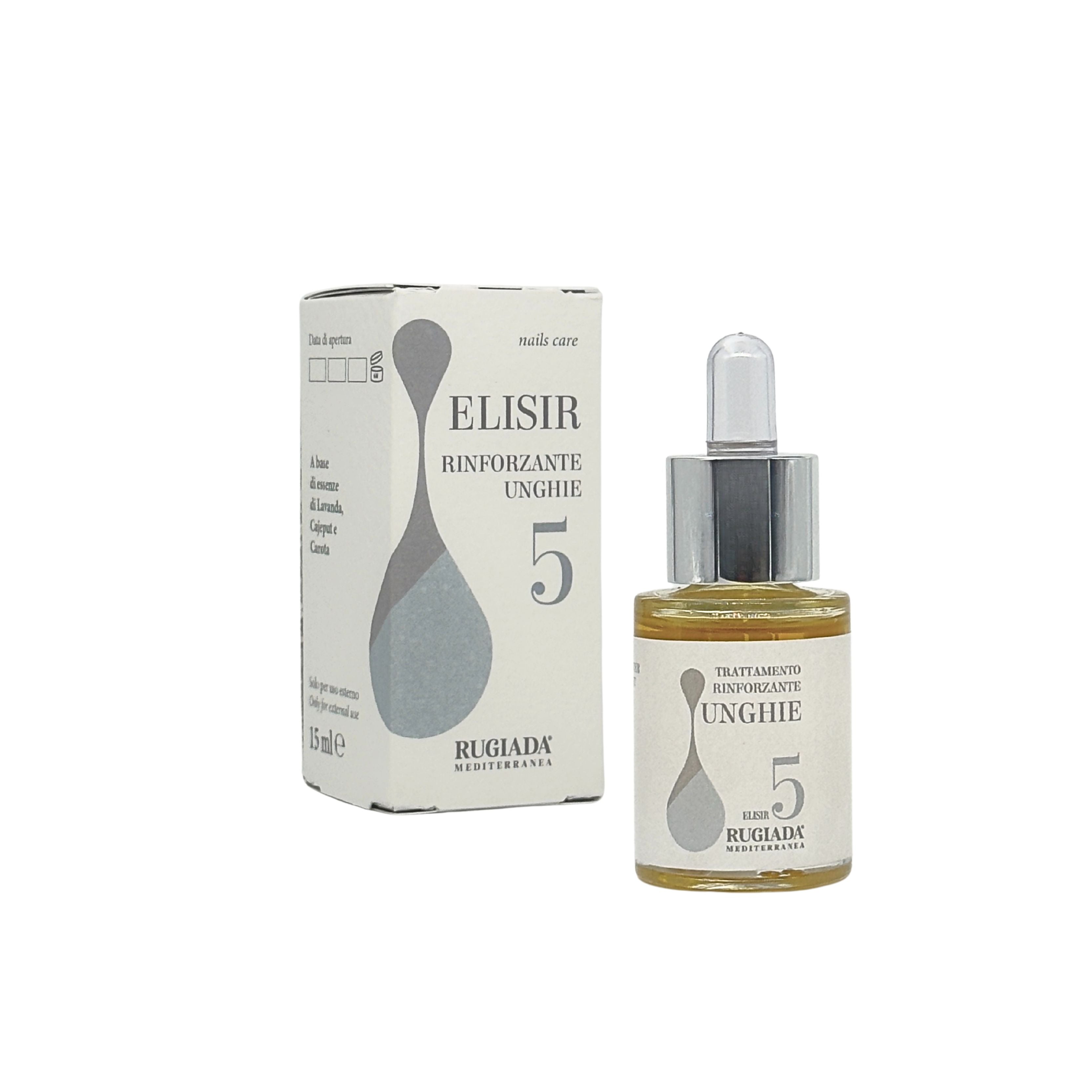 Elisir N. 5 Rinforzante unghie 15 ml: rinforza e rigenera unghie deboli e fragili