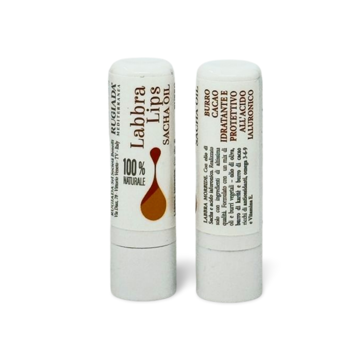 Balsamo stick labbra 5 ml con acido ialuronico e olio di Sacha Inchi