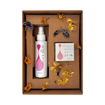 Cofanetto regalo bio Rosetta contorno occhi e Acqua di Rose