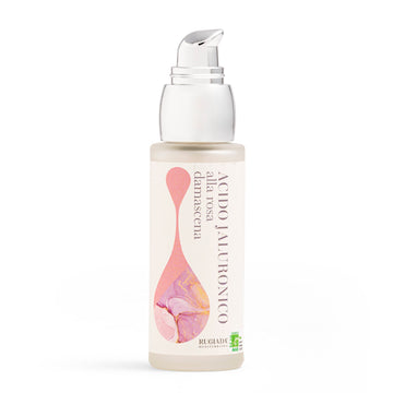 Pure Hyaluronic in Damask Rose water 30 ml - Organic - With three molecular weights