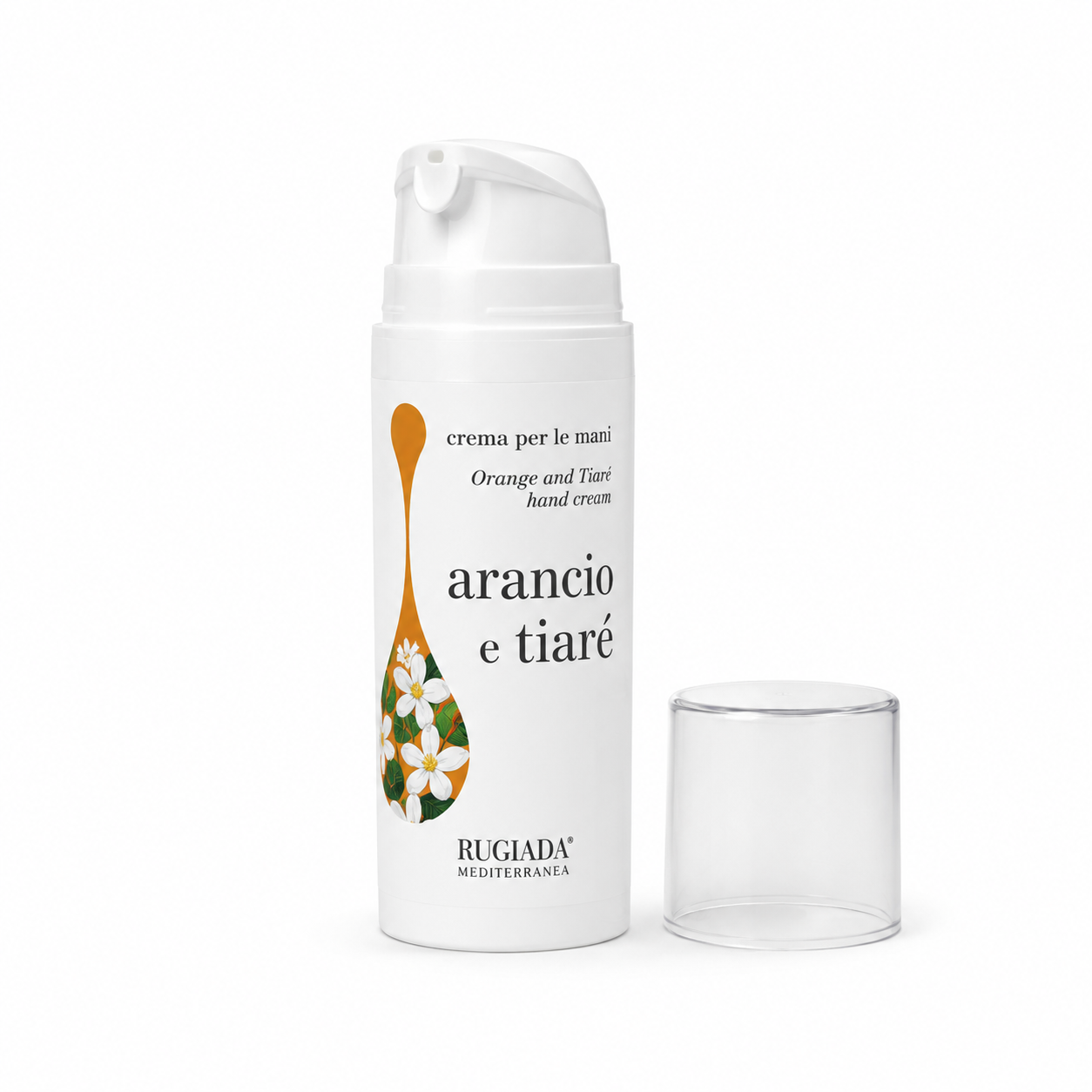 Crema mani nutriente con note di agrumi e fiori di Tiaré