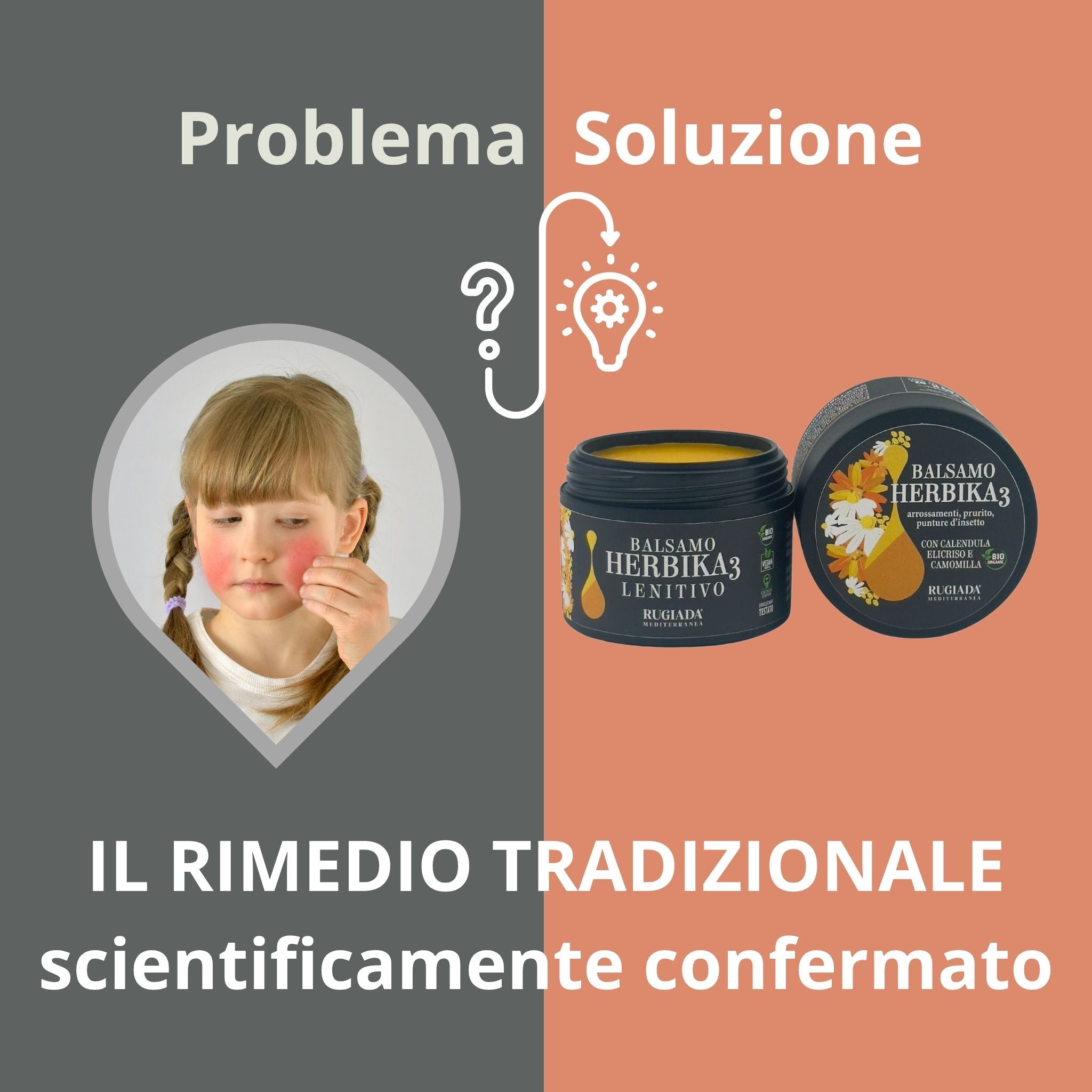 Texture cremosa di Herbika 3 con burro di karité e oli bio